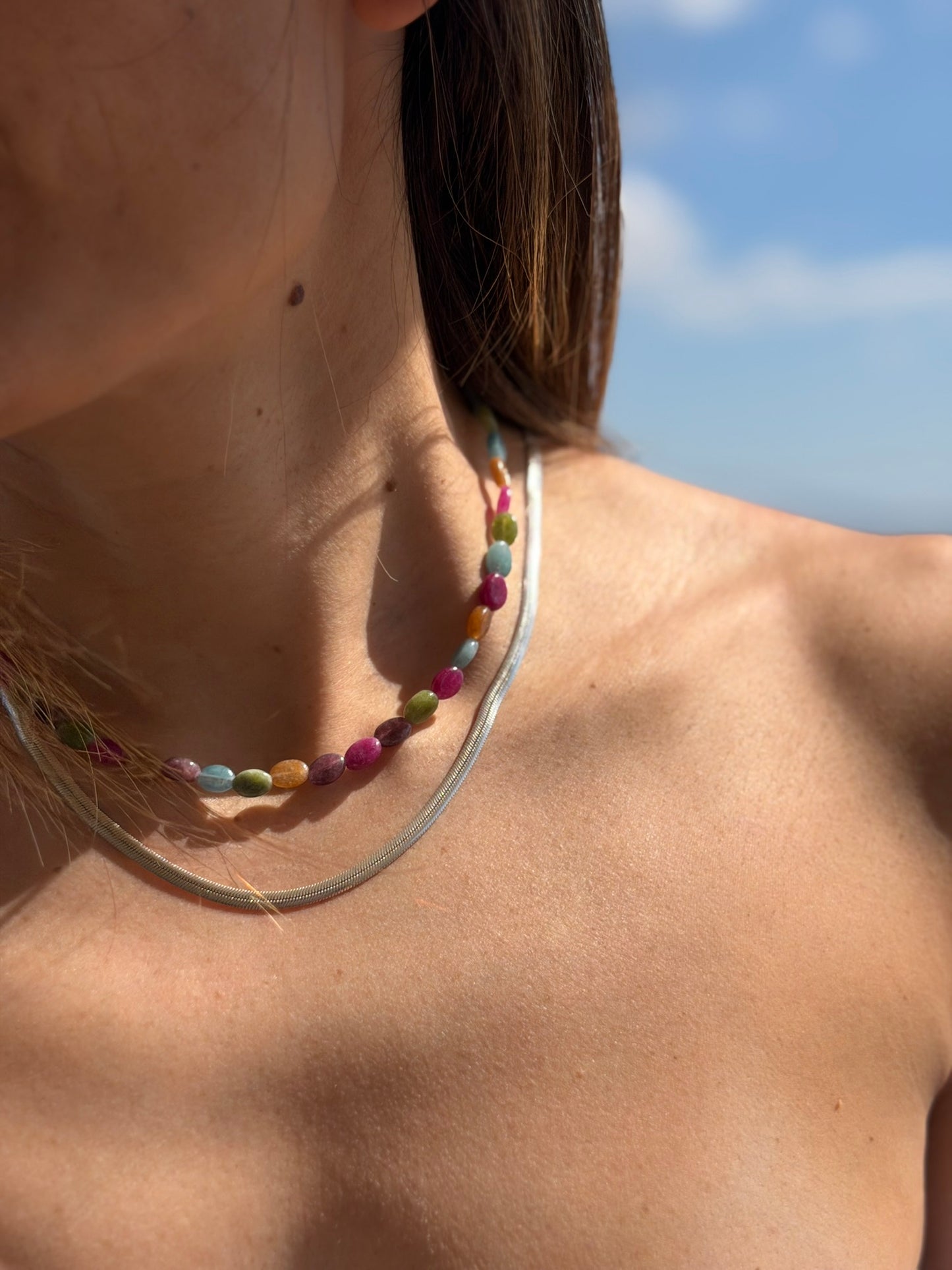 Happy Beaded Necklace