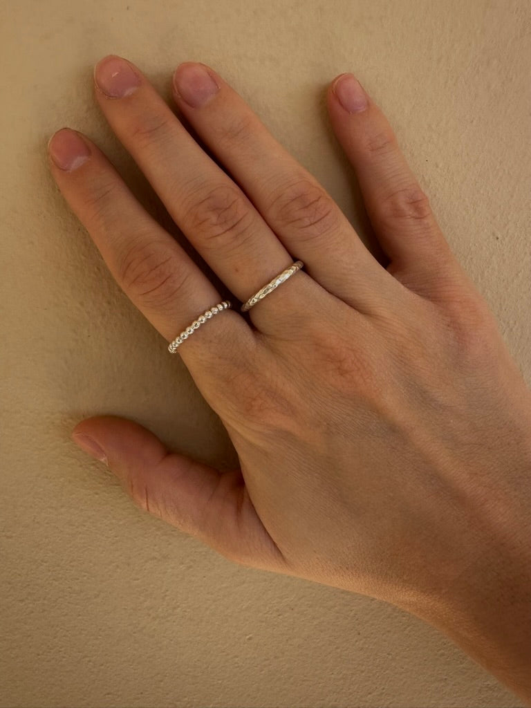 Sculpted Silver Ring