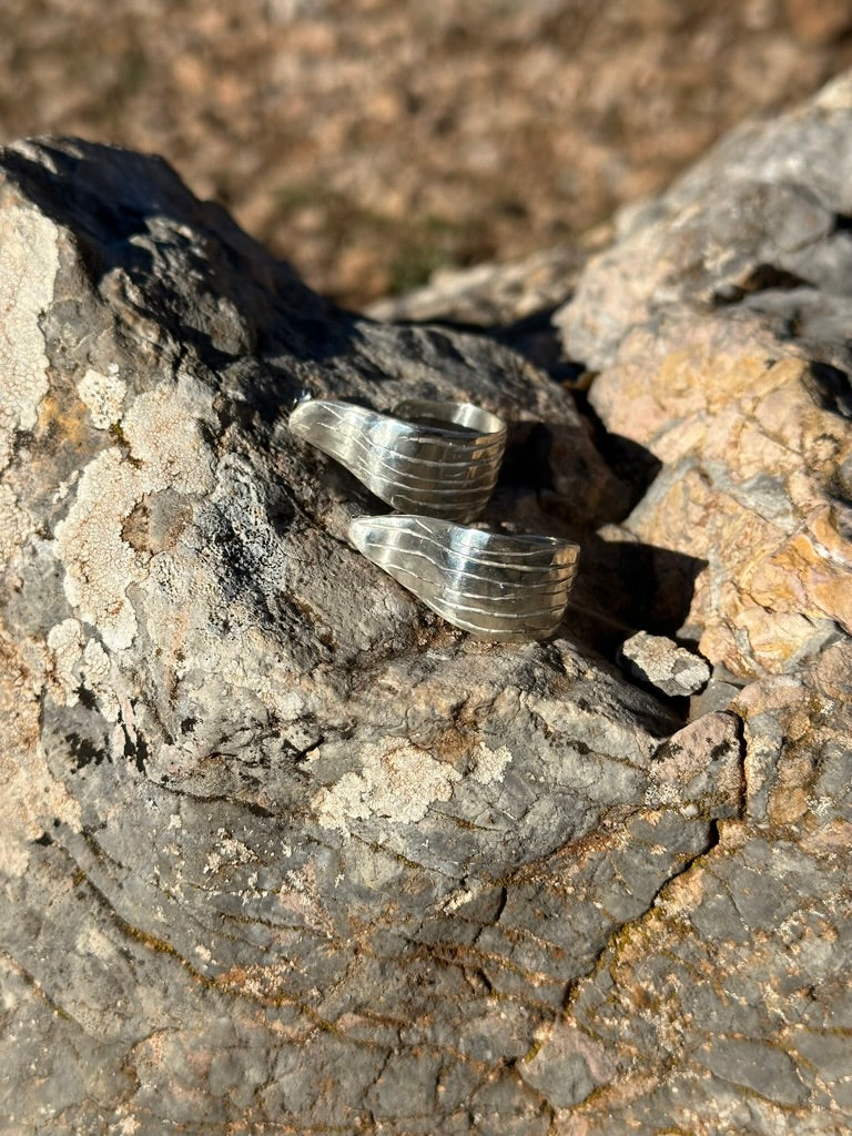 Stone earrings