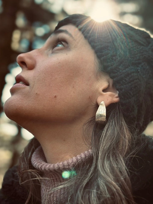 Stone earrings