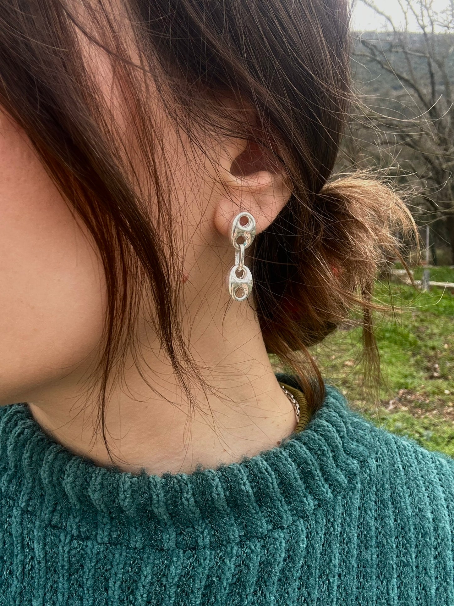 Rock earrings